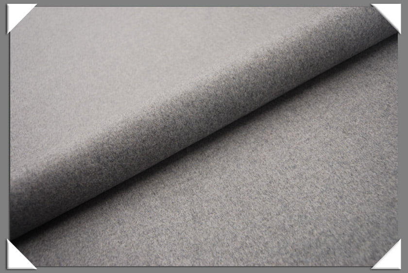 Light Grey Cashmere Wool Blend Fabric - Light Grey, 58/60" Width