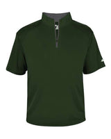 Badger Men's B-Core Short Sleeve Quarter-Zip