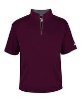 Badger Men's B-Core Short Sleeve Quarter-Zip