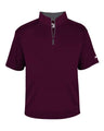 Badger Men's B-Core Short Sleeve Quarter-Zip