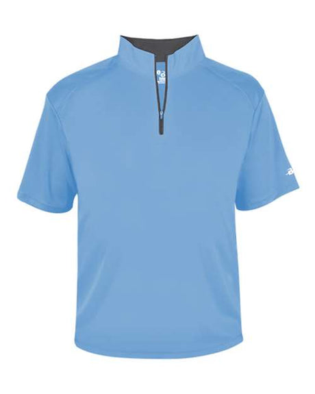 Badger Men's B-Core Short Sleeve Quarter-Zip