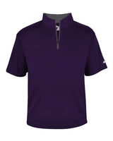 Badger Men's B-Core Short Sleeve Quarter-Zip