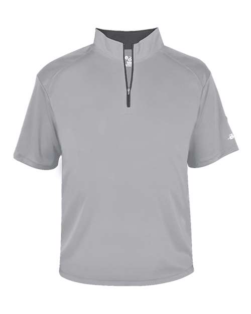 Badger Men's B-Core Short Sleeve Quarter-Zip