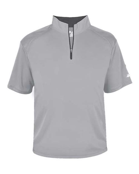 Badger Men's B-Core Short Sleeve Quarter-Zip