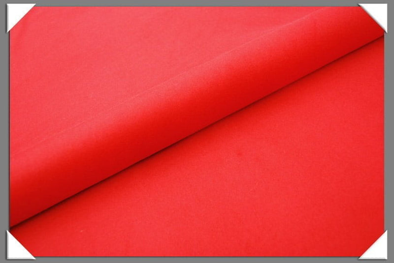 Red Cashmere Wool Fabric - Red, 58/60" Width