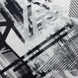 BZ Digital Maxxi Nylon Spandex Fabric - Black-Orange, Black-Pink, Black-Green, Geometric, Abstract, Line Prints, 60" Width (1 Yard)