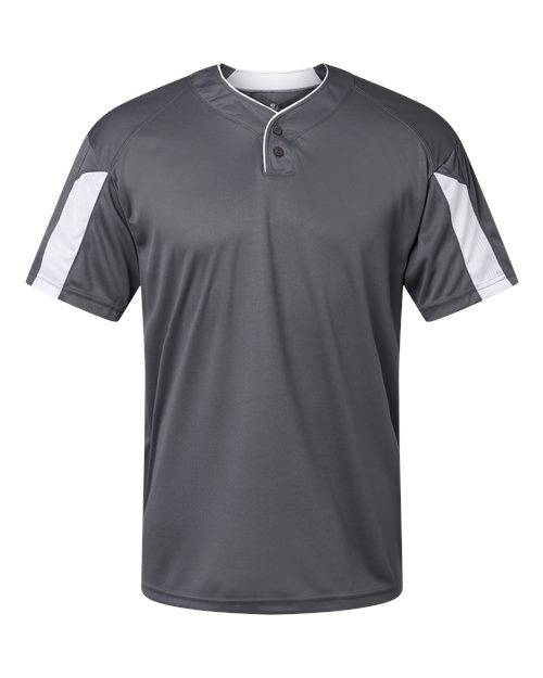 Alleson Athletic Men's Striker Placket Performance Shirt