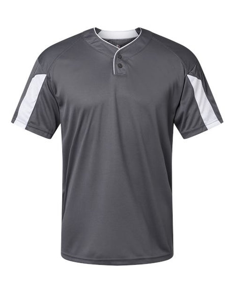 Alleson Athletic Men's Striker Placket Performance Shirt