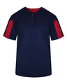 Alleson Athletic Men's Striker Placket Performance Shirt