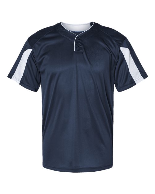 Alleson Athletic Men's Striker Placket Performance Shirt