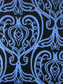 1 yarda de tela de punto Liverpool con estampado geométrico para vestidos y accesorios, 60 pulgadas de ancho