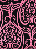 1 yarda de tela de punto Liverpool con estampado geométrico para vestidos y accesorios, 60 pulgadas de ancho