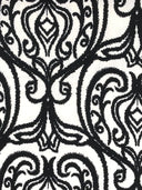 1 yarda de tela de punto Liverpool con estampado geométrico para vestidos y accesorios, 60 pulgadas de ancho