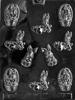 Easter Assortment with Cart Chocolate Mold