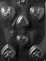 Heart Assortment Chocolate Mold - LPV153