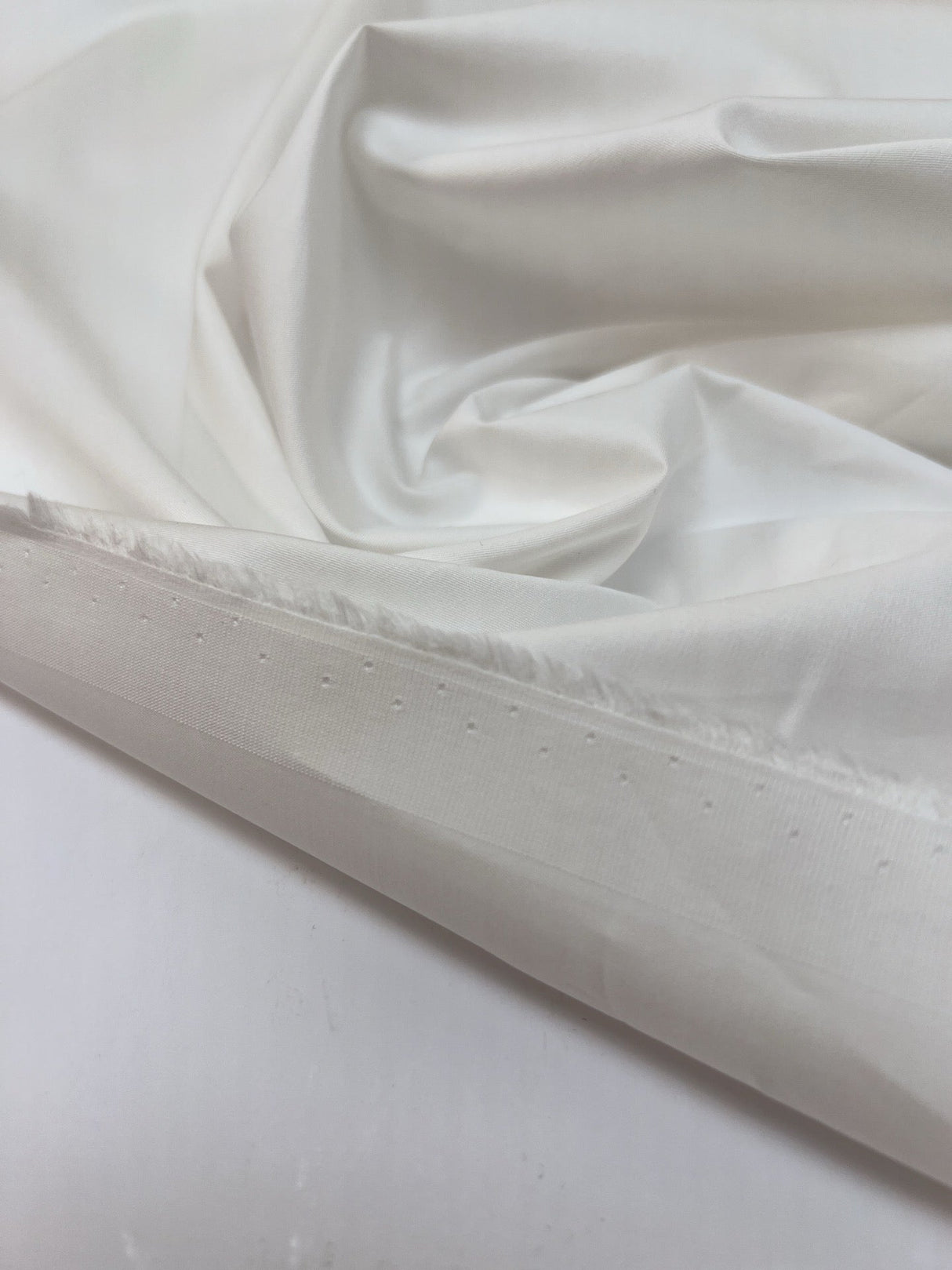 Cotton Twill White Shade Stretch