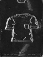 T-Shirt with Pocket Chocolate Mold - LPK020