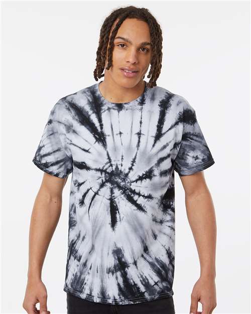 Contrast Cyclone Tie-Dyed T-Shirt