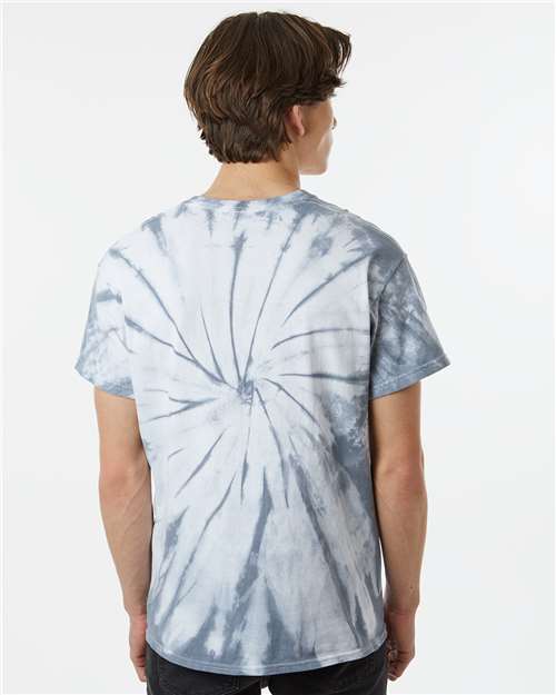 Contrast Cyclone Tie-Dyed T-Shirt