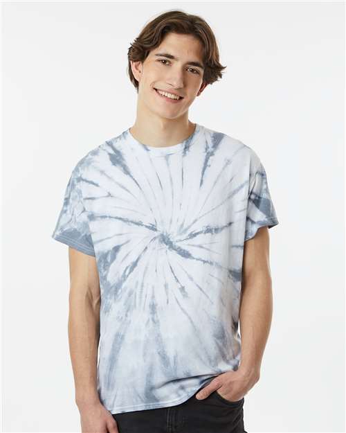 Contrast Cyclone Tie-Dyed T-Shirt