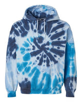 Blended Tie-Dyed Hooded Sweatshirt