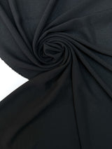Black Polyamide Crepe Fabric
