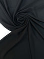 Black Polyamide Crepe Fabric