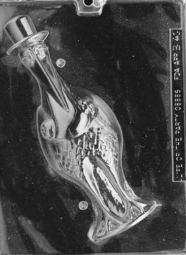 3D Stork with Baby Chocolate Mold - Side A - LPB041A