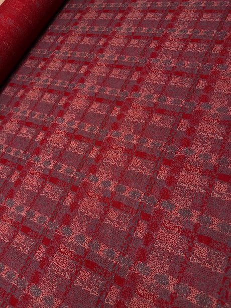 Acrylic Elastane Knitted Fabric Multicolour