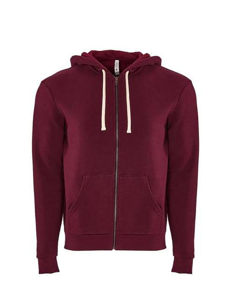 Next Level Unisex Santa Barbara Full-Zip Hoodie Sweatshirt