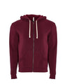 Next Level Unisex Santa Barbara Full-Zip Hoodie Sweatshirt