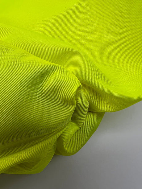 Polyamide Rep Weave Fabric Yellow Green