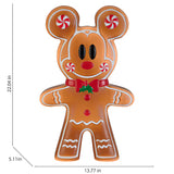 Disney 22-in LED Gingerbread Mickey Mouse Blow Mold Christmas Decoration Holiday Prop