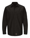 Red Kap Men's Long Sleeve Automotive Crew Shirt