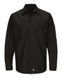 Red Kap Men's Long Sleeve Automotive Crew Shirt