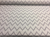 Pyramid Charcoal Cotton Polyester Fabric - Charcoal Pyramid Jacquard, 54" Width (1 Yard)