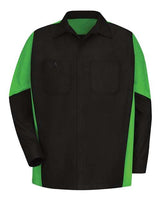 Red Kap Men's Long Sleeve Automotive Crew Shirt