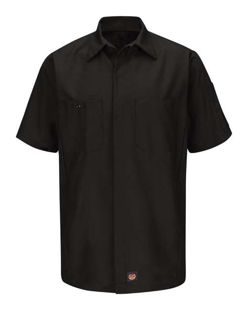 Red Kap Men's Short Sleeve Automotive Crew Shirt