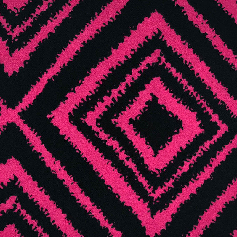 1 Yard Liverpool Knit Geometric Print Fabric for Fashion and Accessories 60 Inches Wide