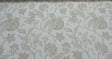 Interpretation Floral Reversible 100 Percent Italian Cotton Fabric - Alabaster Floral, 54" Width (1 Yard)