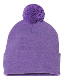 12" Pom-Pom Cuffed Beanie - SP15