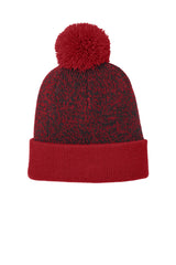 Sport-Tek® Halftime Heather Pom Beanie