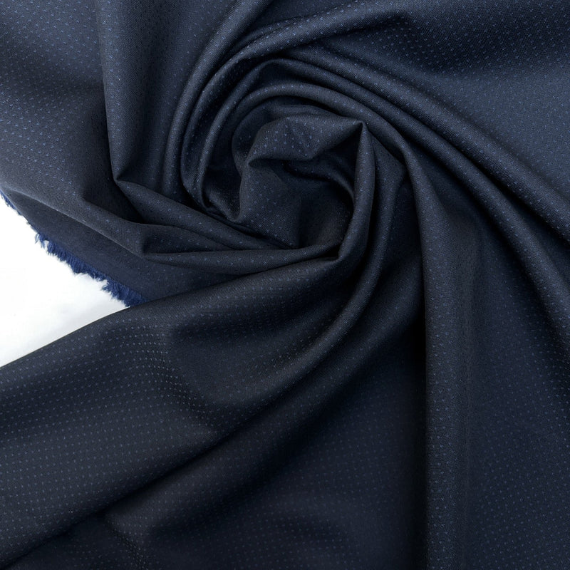 Polyester Jacquard Changeant Blue Black