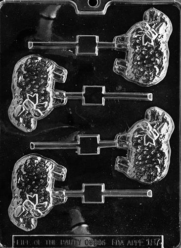 Country Lamb Lolly Chocolate Mold - LPE187