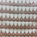 1 Yard 55" Wide Glitter Mesh Fabric Lace Elegant Polyester for Quinceanera & Formal Wear