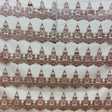Glitter Mesh Fabric Turquoise