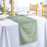 Velvet Table Runner 13x108 Dusty Sage