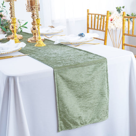 Ice Crushed Velvet Table Runner