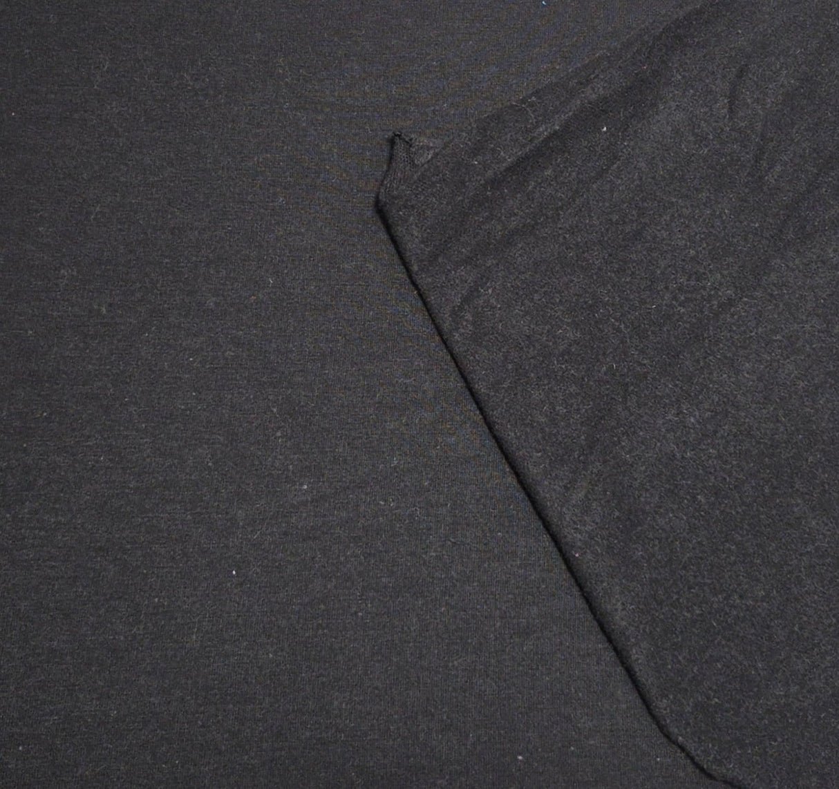 Tencel Blend Spandex Fleece Knit Black
