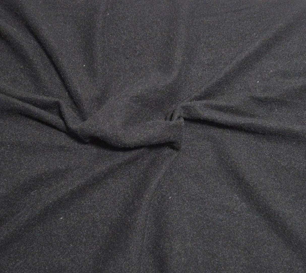 Tencel Blend Spandex Fleece Knit Black